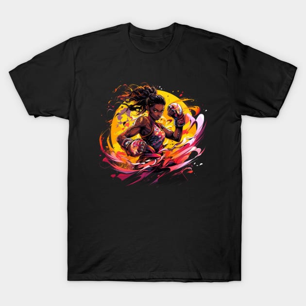 Muay Thai Girl T-Shirt by Genbu